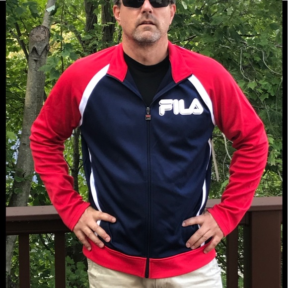 FILA Retro Logo Track Jacket - Picture 2 of 6